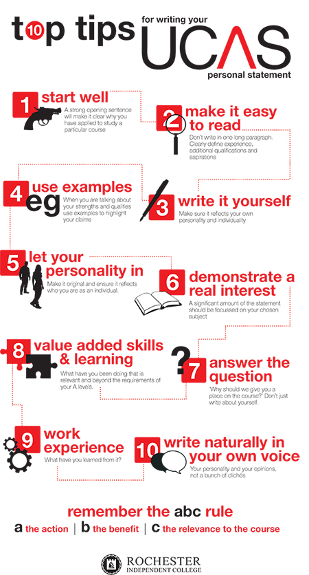 top tips for writing your ucas personal statement