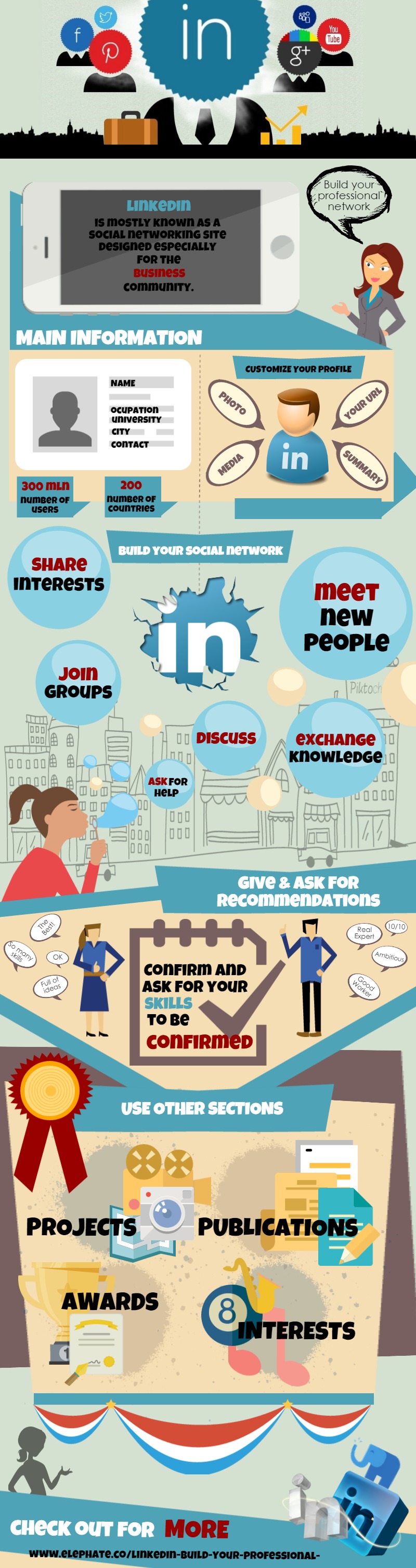 linkedin - build your professional network