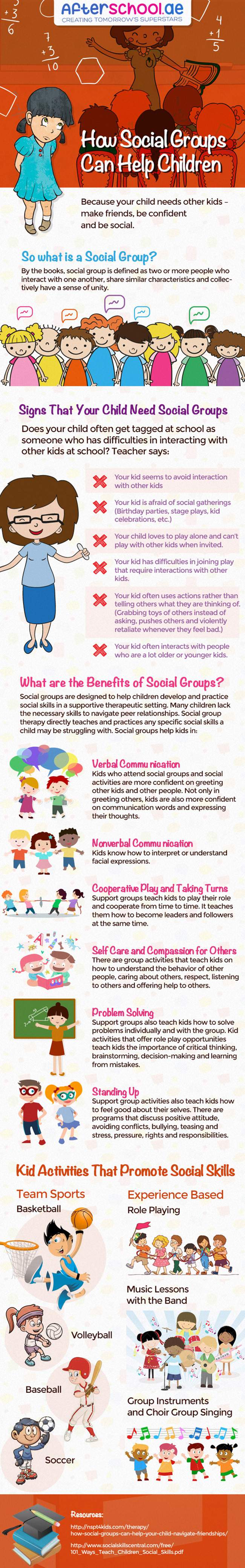 How Social Groups can Help Children