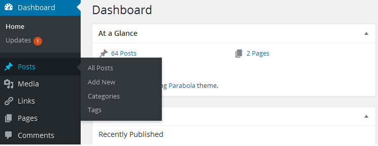 Wordpress-Dasboard-Post-New