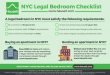 What is a legal bedroom in NYC? | Infographic Portal