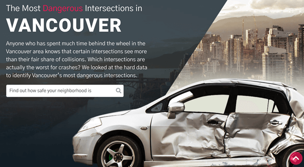 Most Dangerous Intersections inVancouver