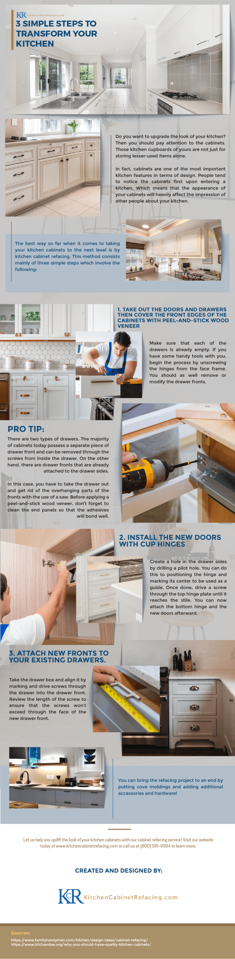 3 Simple Steps to Transform Your Kitchen Cabinets