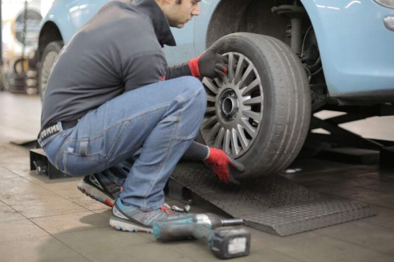 Roadside Assistance Car tyre